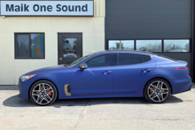 2023 Kia Stinger with professional window tint in North Bay